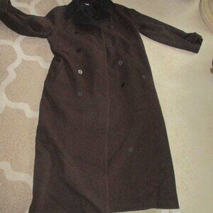 ventilo la colline classic  Long Winter Coat 38 brown black m
